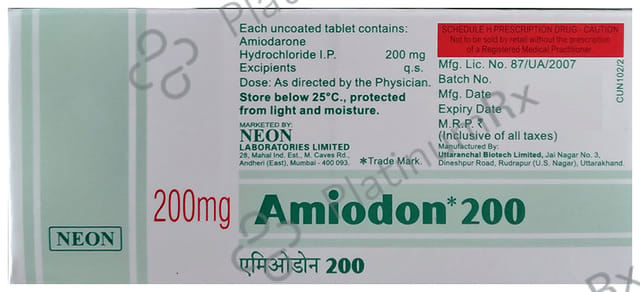 Amiodon 200mg Tablet 10s