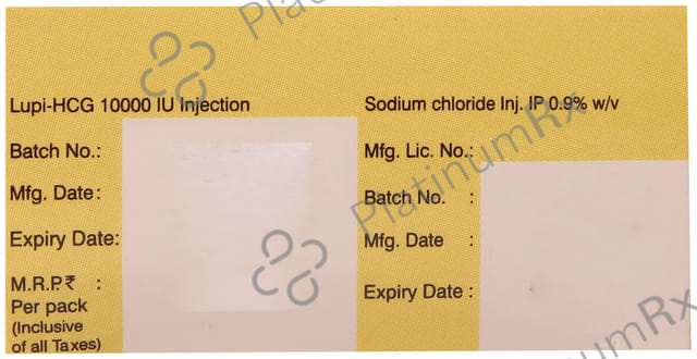 Lupi HCG 10000IU Injection 1s