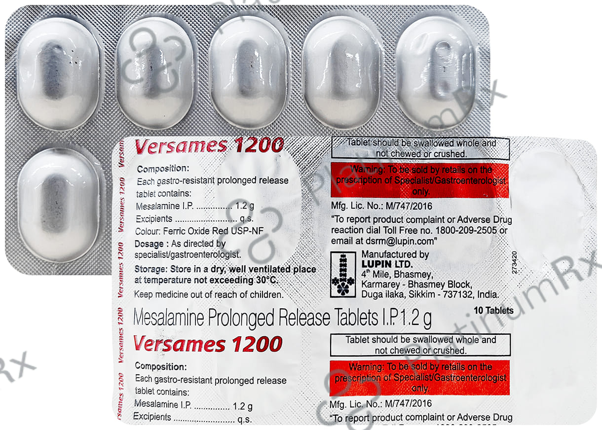 Versames 1200mg Tablet 10s