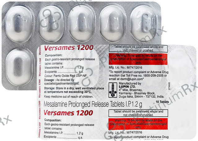 Versames 1200mg Tablet 10s