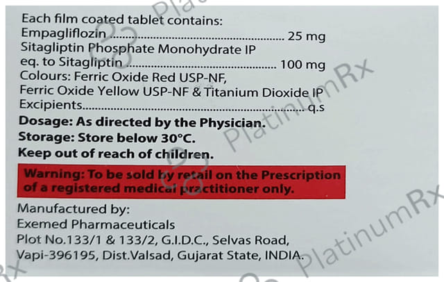 Empamed S 25/100mg Tablet 10s