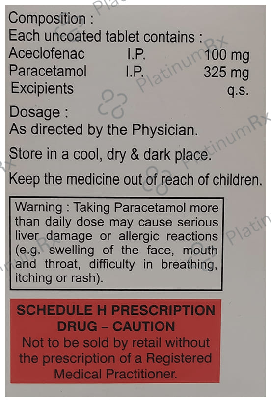 Demo AP 100mg/325mg Tablet