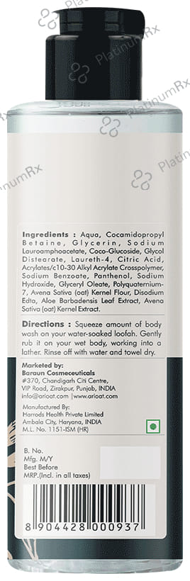 Arioat Prebiotics & Super Food Daily Moisturizing Body Wash