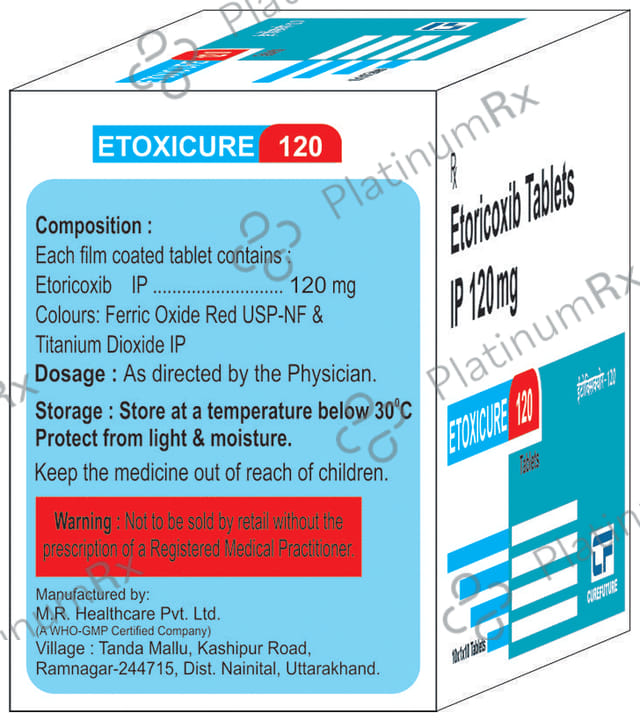 Etoxicure 120 Tablet