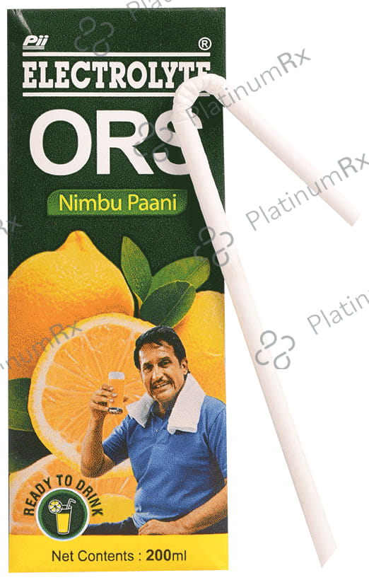 PII Electrolyte ORS Drink Nimbu Paani Flavour 200ml
