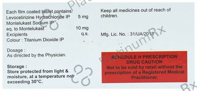 Euflu 5/10mg LM Tablet 10s