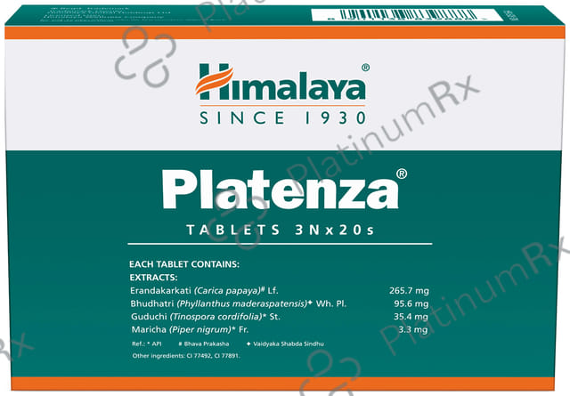 Himalaya Healthcare Platenza Tablet 20s