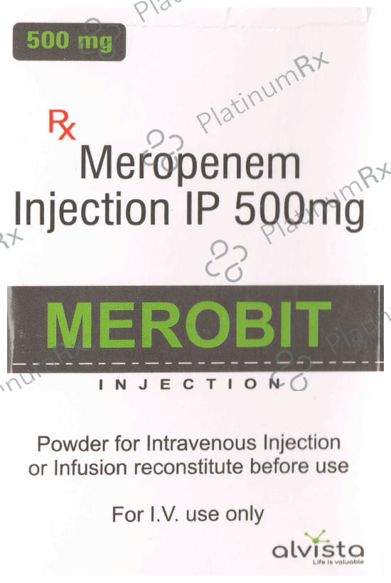 Merobit 500mg Injection 1 Injection Alvista Biosciences Pvt