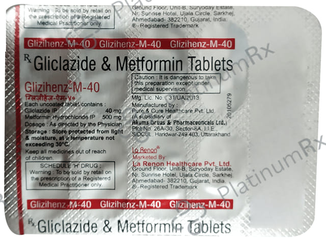 Glizihenz-M 40 Tablet