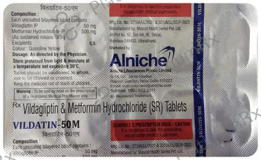 Vildatin 50 M Tablet SR