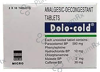 Dolo Cold 500mg/30mg/10mg Tablet