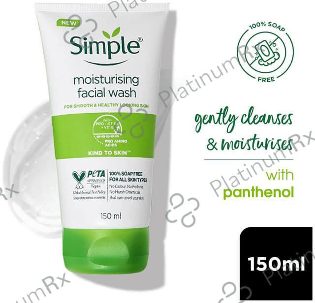 Simple Moisturising Facial Face Wash