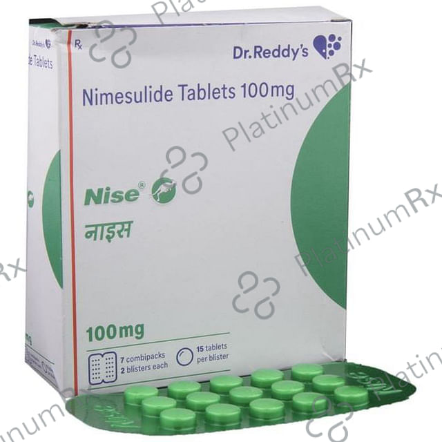 Nise 100mg Tablet 15s