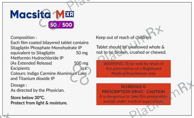 Macsita-MXR 50/500 Tablet