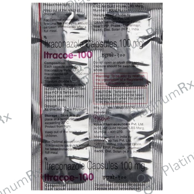 Itracoe 100 Capsule 10 Capsule