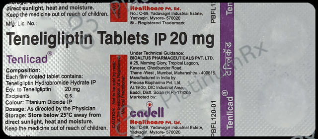 Tenlicad 20mg Tablet 10s