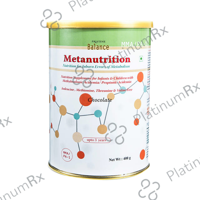 Pristine Balance Metanutrition MMA/PA 1 (Upto 3 Years) for Metabolism - Flavour Powder Chocolate