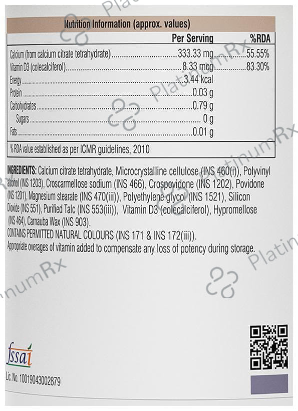 Swisse Ultiboost Calcium + Vitamin D Tablet for Stronger Bones & Muscle Health