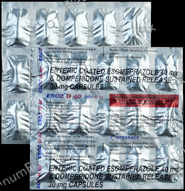 Esoz D 40/75mg Capsule SR 15s
