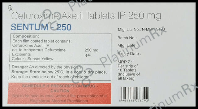 Sentum 250 Tablet