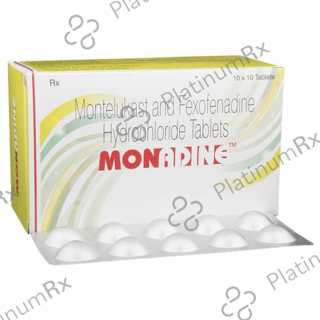 Monadine 120/10mg Tablet 10s