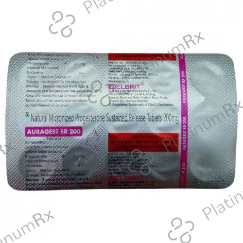 Auragest SR 200mg Tablet 15s