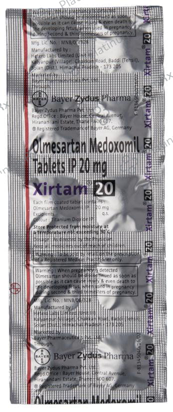 Xirtam 20 Tablet