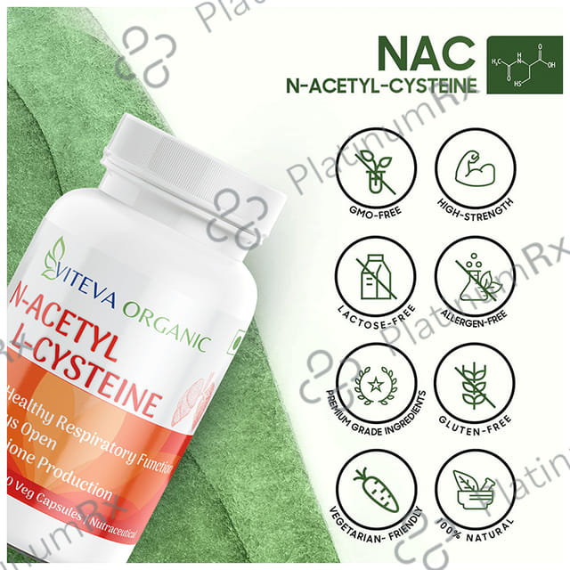 Viteva Organic N-Acetyl L-Cysteine Veg Capsule