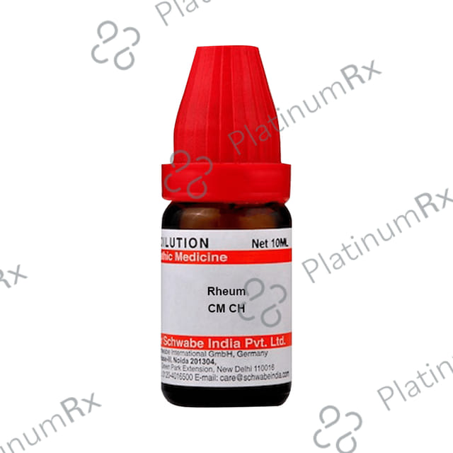 Dr Willmar Schwabe India Rheum Dilution CM CH