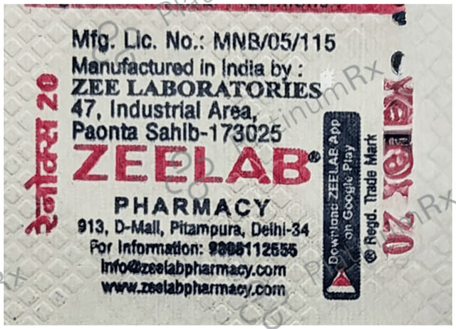 Ranox 20 Tablet