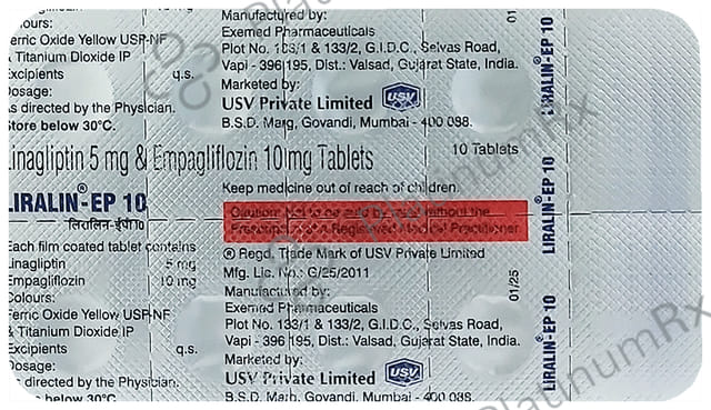 Liralin EP 10mg Tablet 10s