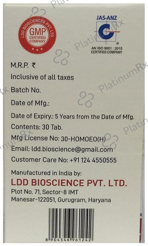 LDD Bioscience Rheumatic Forte Tablet