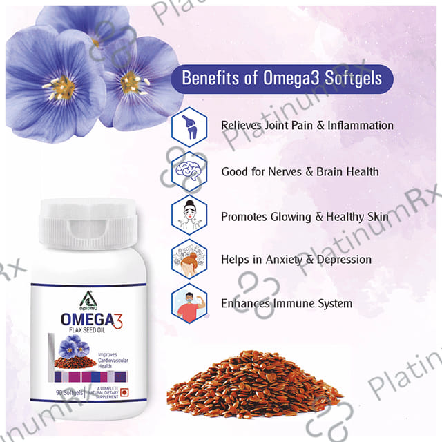 Aplomb Omega 3 Flax Seed Oil Softgel 90s