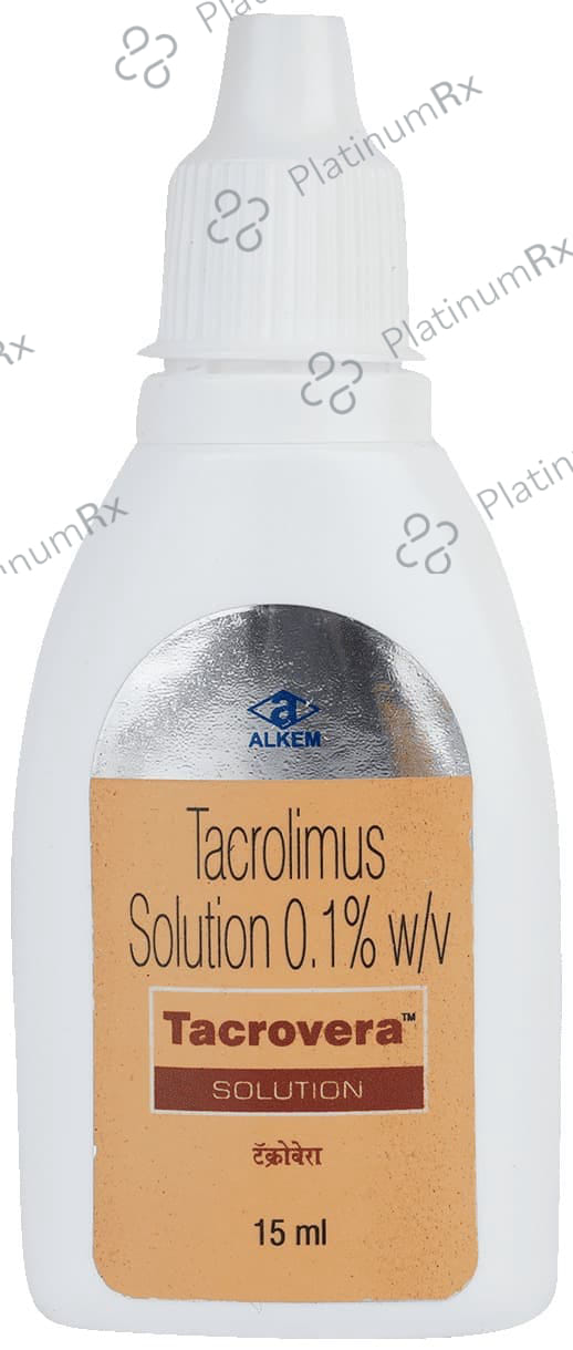 Tacrovera 0.1% Solution 15ml