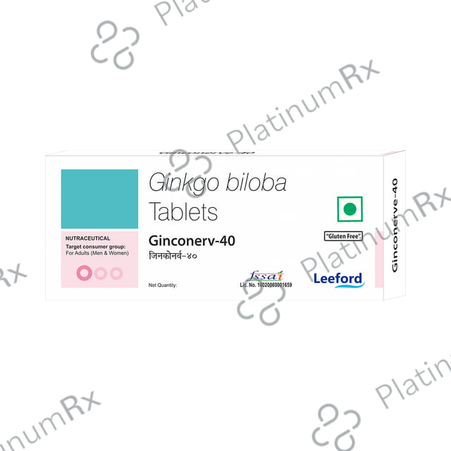 Ginconerv 40 Tablet 10s