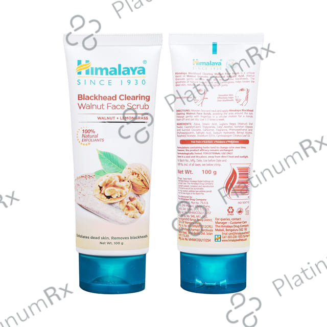 Himalaya Blackhead Clearing Walnut Face Scrub 100 Scrub
