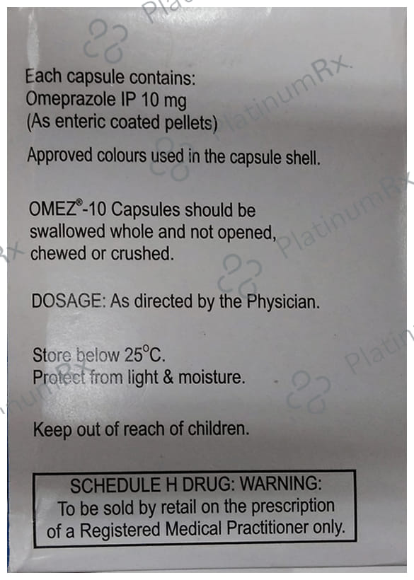 Omez 10mg Capsule 15s