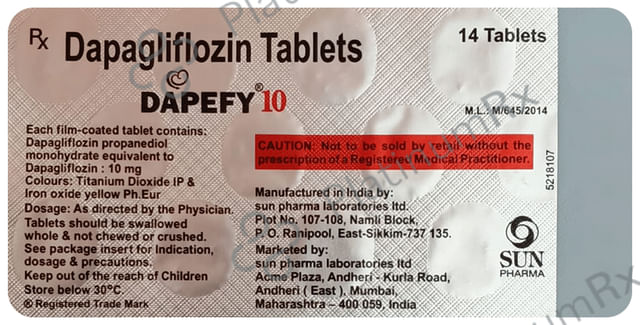 Dapefy 10mg Tablet 14s