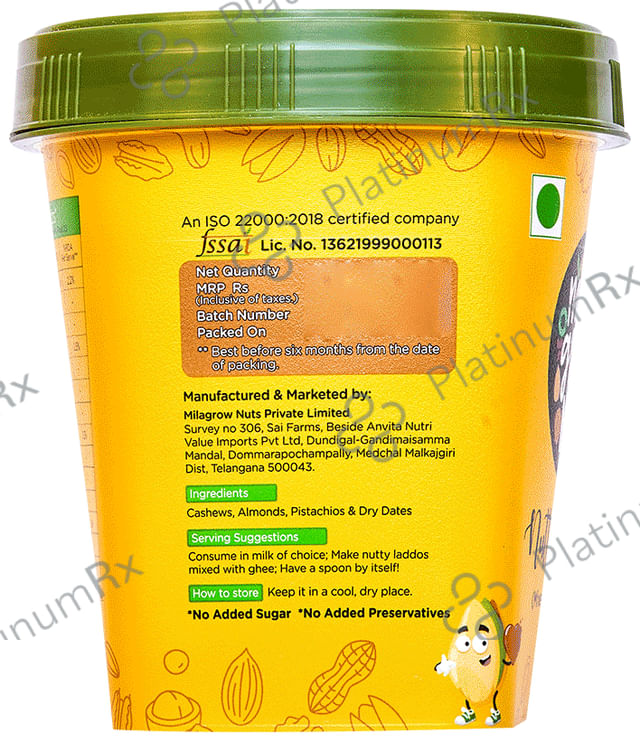 Milagrow Nuts Nutty Power Mixed Nuts Powder