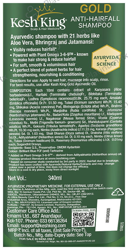 Kesh King Scalp Shampoo 340ml