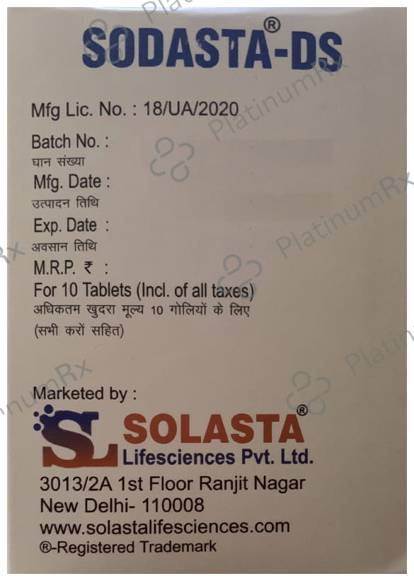 Sodasta DS Tablet 10s