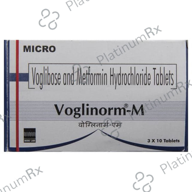 Voglinorm M 500/0.2mg Tablet 10s