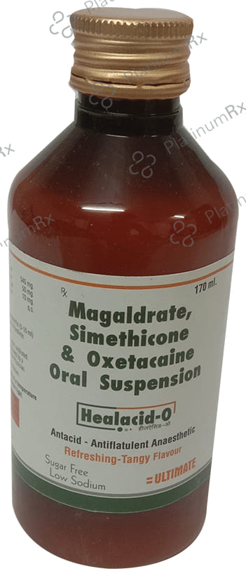 Healacid-O Oral Suspension Refreshing-Tangy Sugar Free