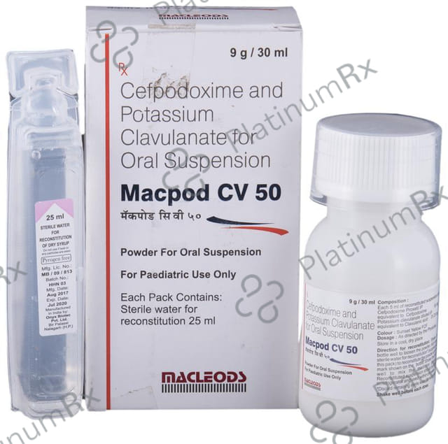 Macpod CV 50 Powder for Oral Suspension