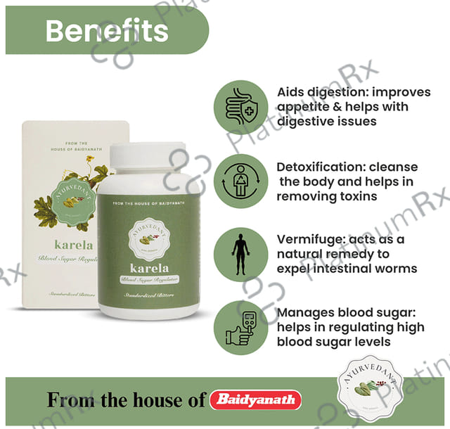 Baidyanath (Jhansi) Ayurvedant Karela Capsule