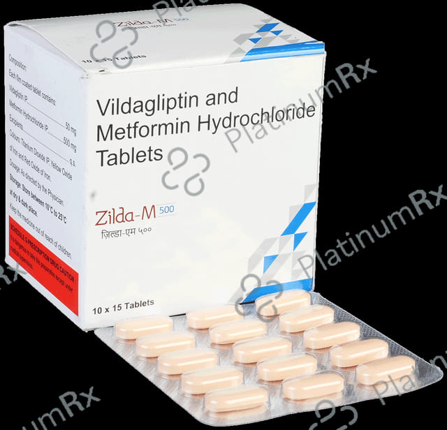 Zilda M 500mg/50mg Tablet