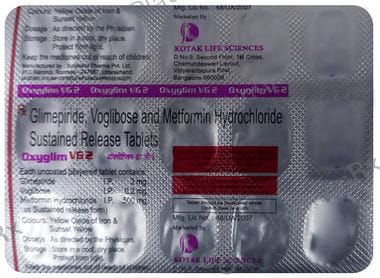 Oxyglim VG 2 Tablet SR