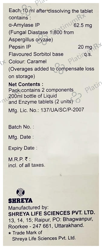 Aptiplex 62.5/20mg Liquid 200ml
