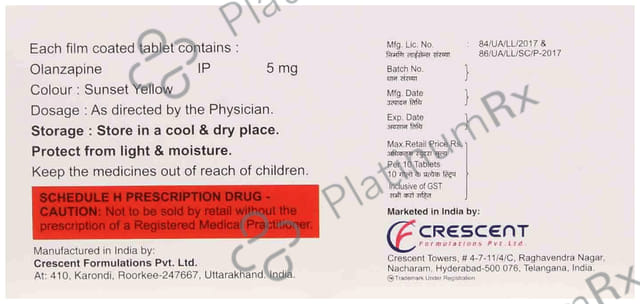 Olapin 5 Tablet 10s
