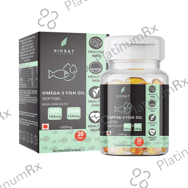 Nisbat Futurherbs Omega-3 Fish Oil 1000 mg Capsule